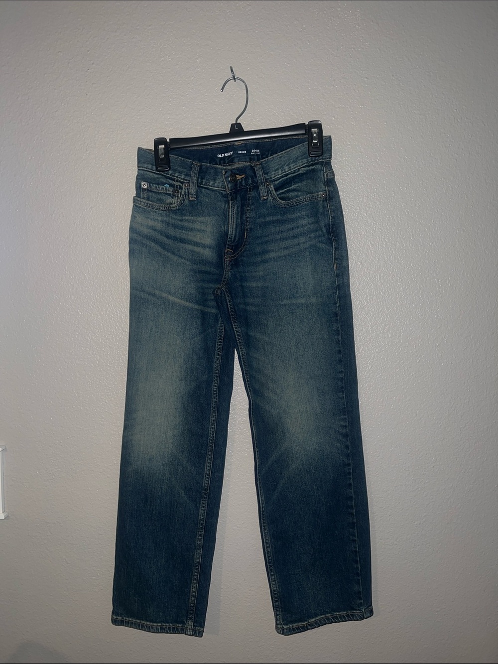 Old Navy Men’s Faded Blue Straight Jeans